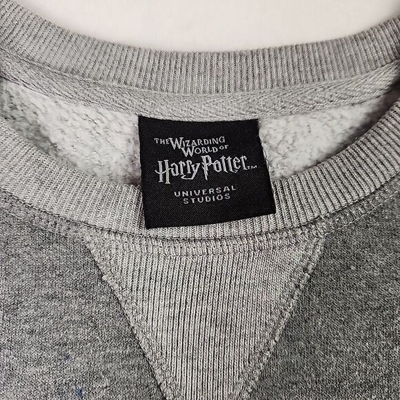 Slytherin Wizarding World of Harry Potter Sweatshirt Patch Universal Gray Small - Picture 5 of 11